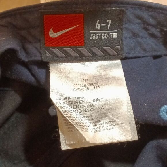 Nike Blue Swoosh Just Do It Baseball Cap 4-7 - Picture 3 of 3